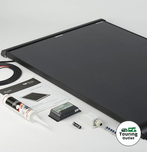 PV Logic 125w Mono High Density Rigid Solar Panel - Roof / Deck Top Kit