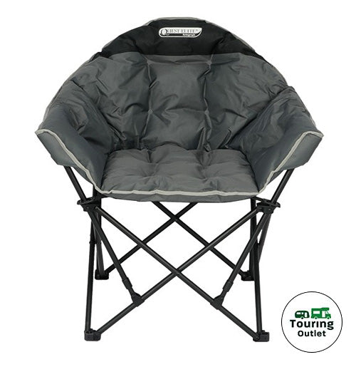 Quest Elite Autograph Cleveland Camping Chair Grey Black Touring Outlet Ltd