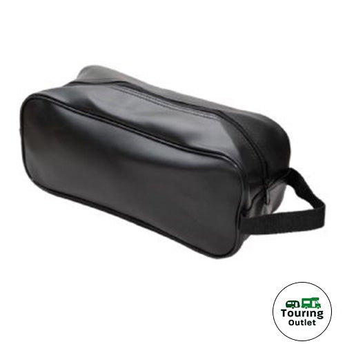 Black Caravan Peg Bag - Faux Leather