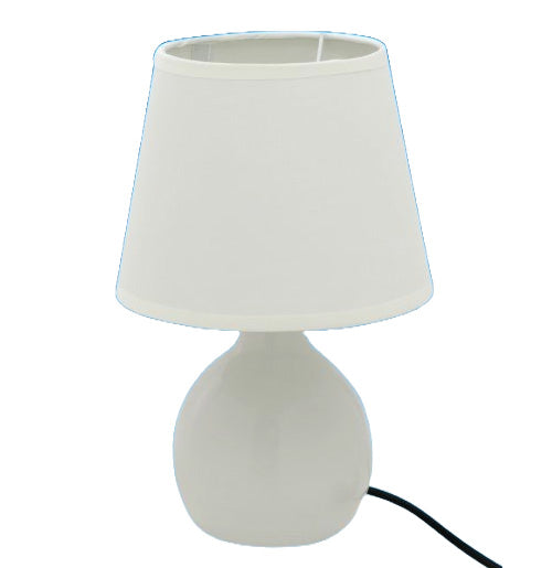 PLS 240V Ceramic Table Lamp - Cream