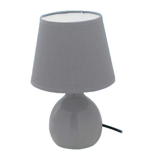 PLS 240V Ceramic Table Lamp - Grey