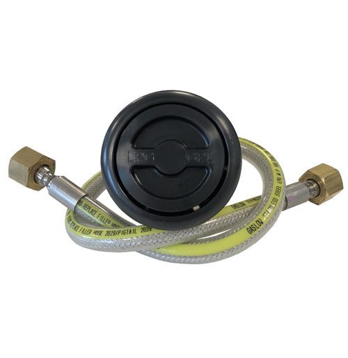 Gaslow Filler Valve Kit Black 1.0 Metre
