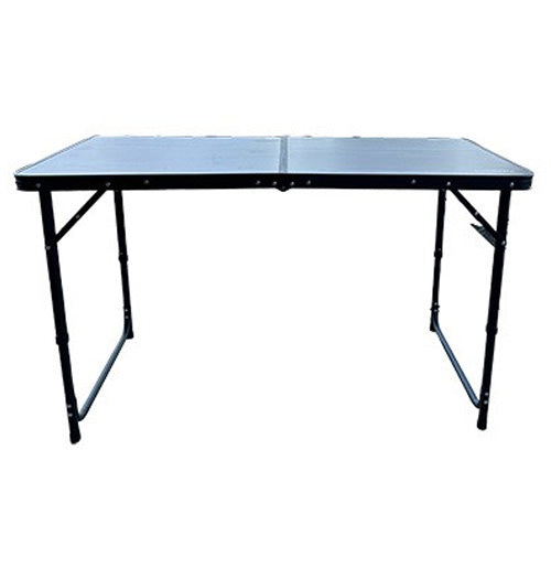 Liberty Red Rum Wood Effect Folding Table - 120cm x 60cm (adjustable height)