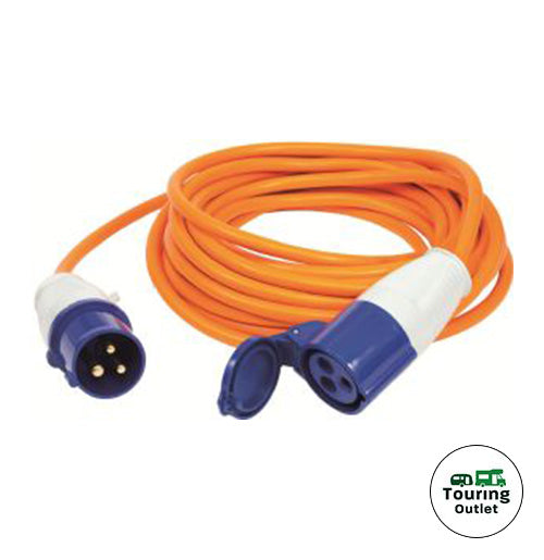 Vechline Mains Lead 10m with Zip Carry Bag (Hook Up Lead)