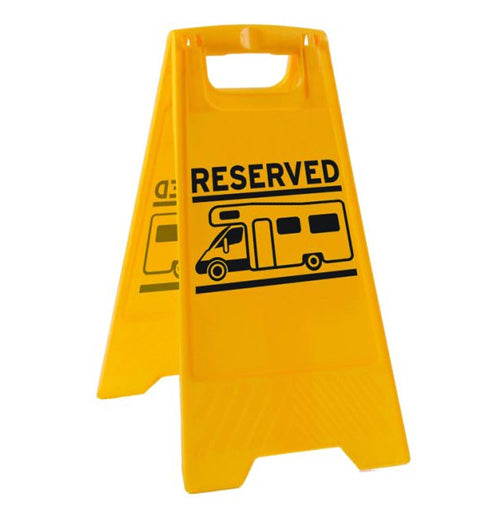 Motorhome Reserved Pitch Sign / Board