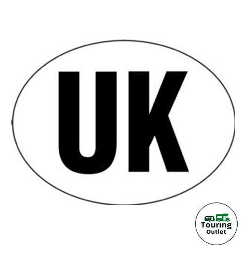 UK Oval Sticker - 140x100mm