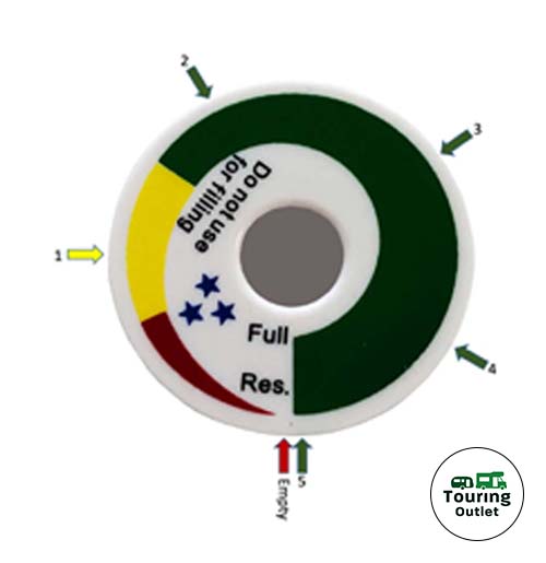 Single Gaslow 2.7kg Cylinder Kit with Exterior White Filler