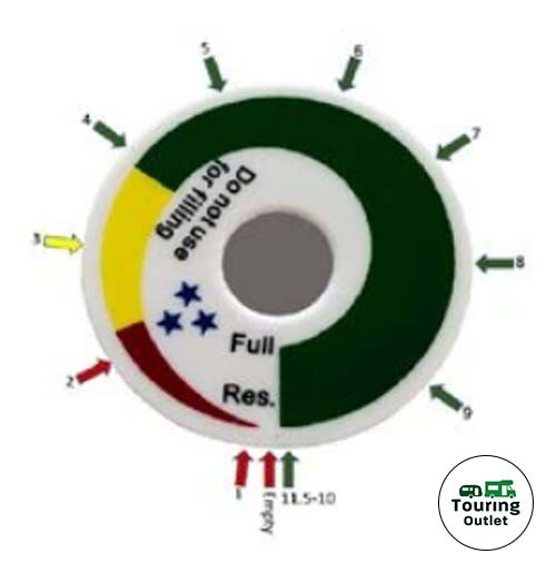 Twin Gaslow 6kg Cylinder Kit with Exterior White Filler