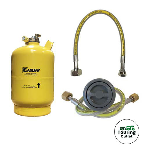 UK Bayonet LPG Filler To Cylinder Filling Set - Propane Bottle Gas Fill Adapter Kit With POL Connection