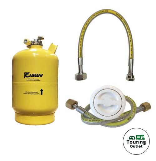 Single Gaslow 6kg Cylinder Kit with Exterior White Filler