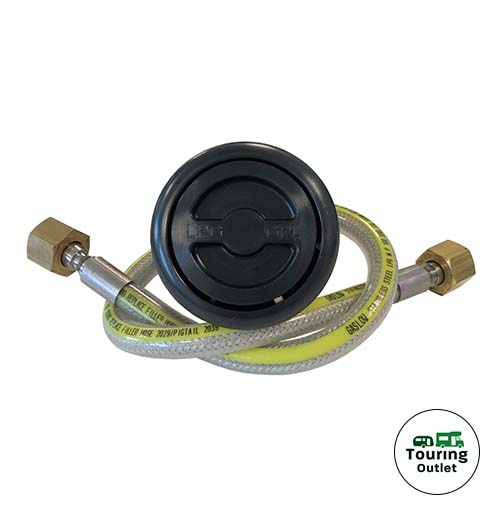 Twin Gaslow 11kg Cylinder Kit with in Locker Black Filler