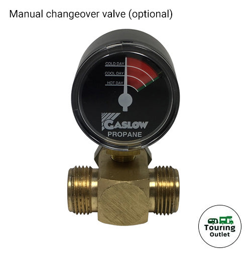 Twin Gaslow 6kg Cylinder Kit with Exterior White Filler