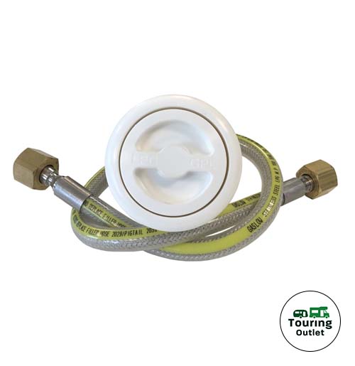 Twin Gaslow 6kg Cylinder Kit with Exterior White Filler