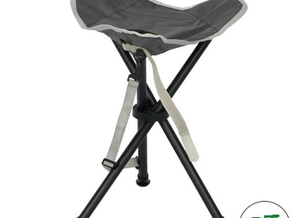 Quest Elite Autograph Devon Stool and Foot Rest - Grey / Black