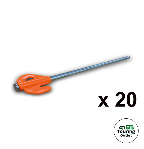 Colossal Hard Ground Peg (20 pack + Storage Box)