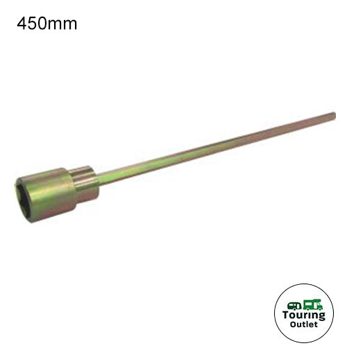 Caravan Corner Steady Drill Extension Socket - 450mm / 19mm
