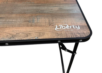 Liberty Frankel Small Camping Table with Wood Effect Top