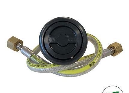 Gaslow 6kg LPG Refillable Gas Bottle and Exchange Bottle Kit in Locker Black Filler