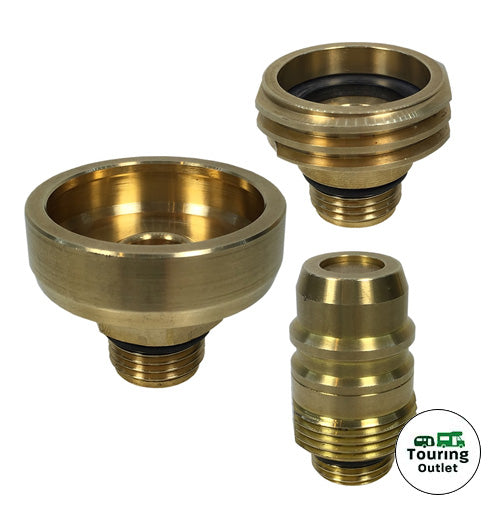 European LPG Adapters - 3 Pack Gaslow LPG Fill Adapter Set