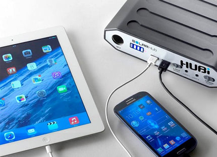 Portable Hubi Go 10k solar kit for camping, caravans, and off-grid adventures