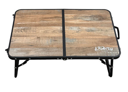 Lightweight low level camping table