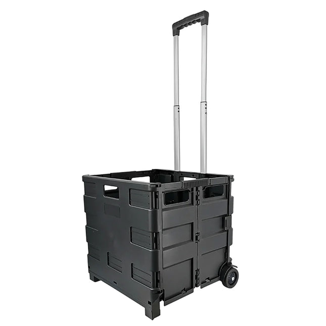 Black Folding Carry Cart on Wheels