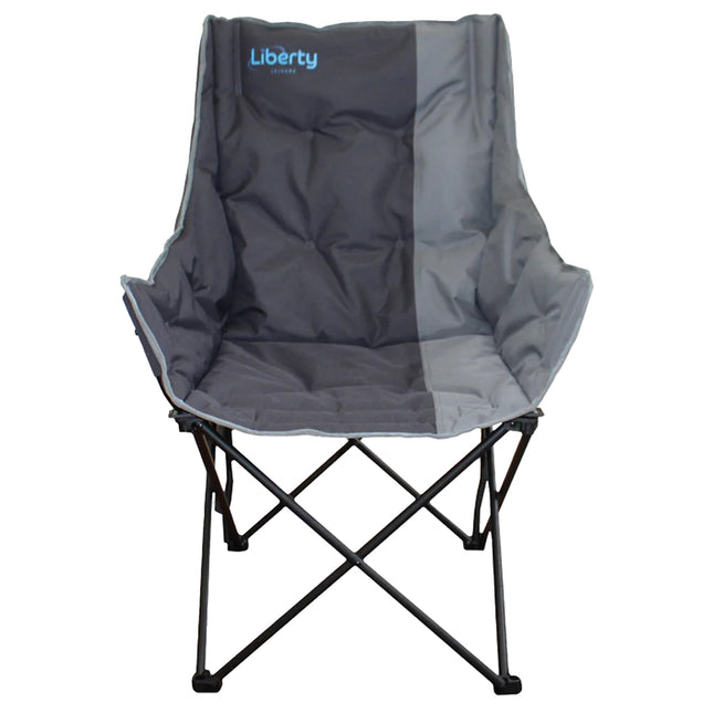 Liberty Comfort Chair Grey Bucket-Style Seat