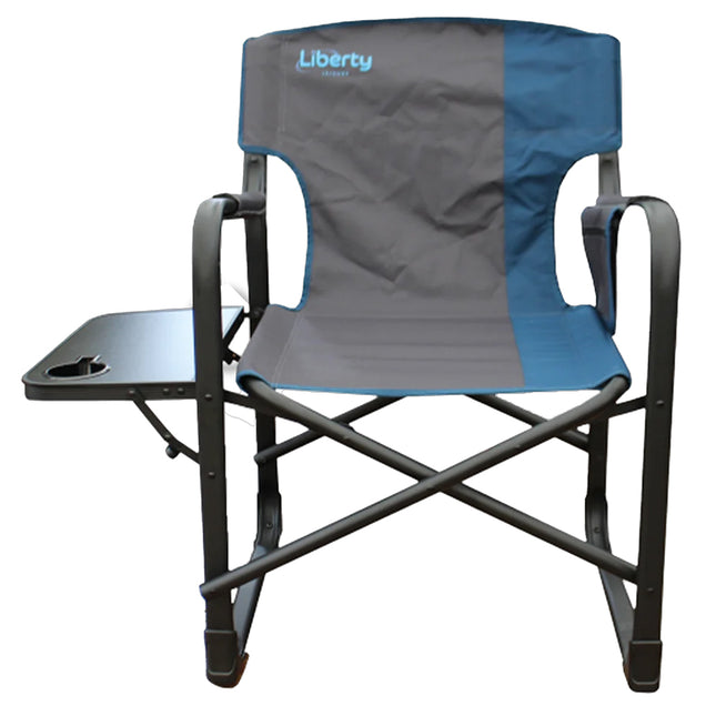Liberty Director Chair Blue folding camping chair