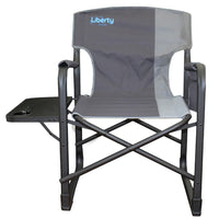 Liberty Director Chair with side table for cards, drinks and snacks