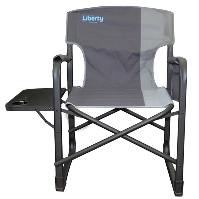 Liberty Director Chair grey outdoor folding chair