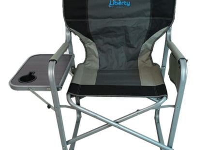 Heavy duty steel director’s chair red camping and outdoor use