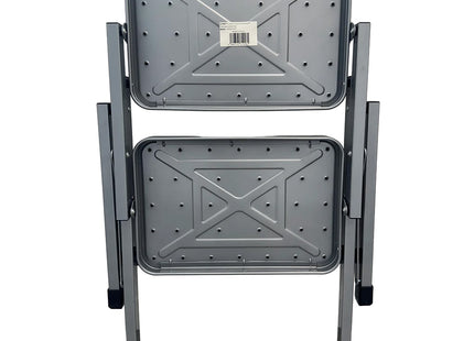 Folded metal caravan step 