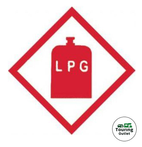 LPG Diamond Sticker - 100x100mm