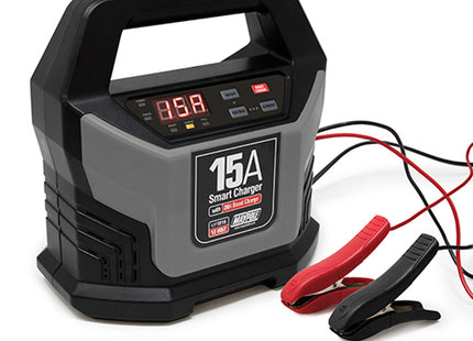 Maypole 15A 12V Electronic Smart Battery Charger