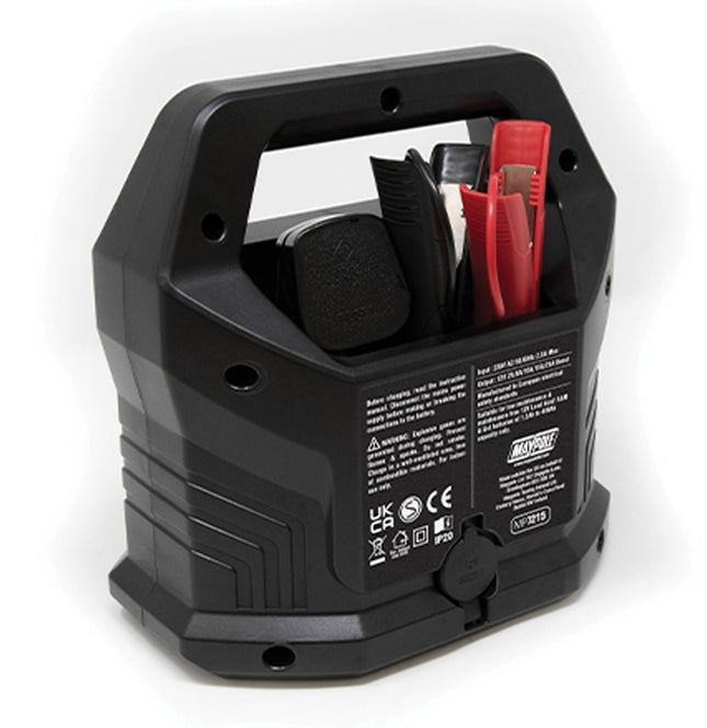 Maypole 15A 12V Electronic Smart Battery Charger