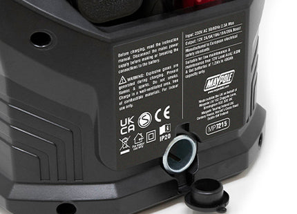 Maypole 15A 12V Electronic Smart Battery Charger