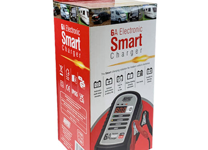 Maypole 6A 12V Electronic Smart Battery Charger