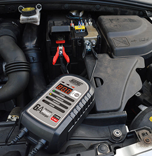 Maypole 6A 12V Electronic Smart Battery Charger