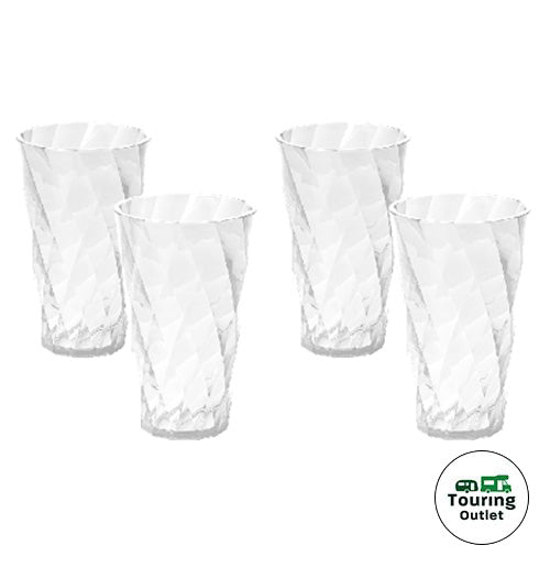 Omada Acrylic Diamond Large Glass / Tumblers (4 Pack)