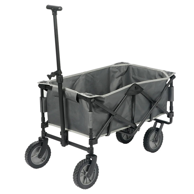 Folding camping trolley with premium 600D Q-Tex Weave fabric