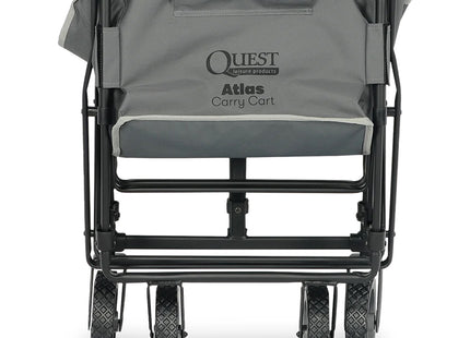 Compact folding carry cart for camping, festivals and shopping