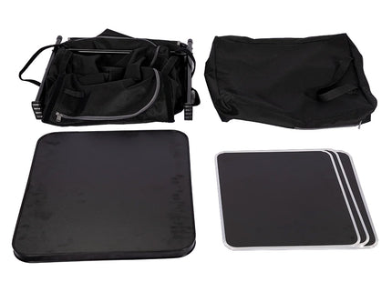 Folding Camping Storage Cupboard in Black