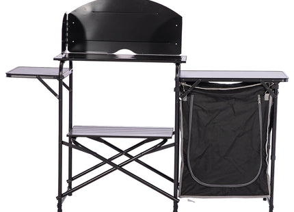 Black folding kitchen stand