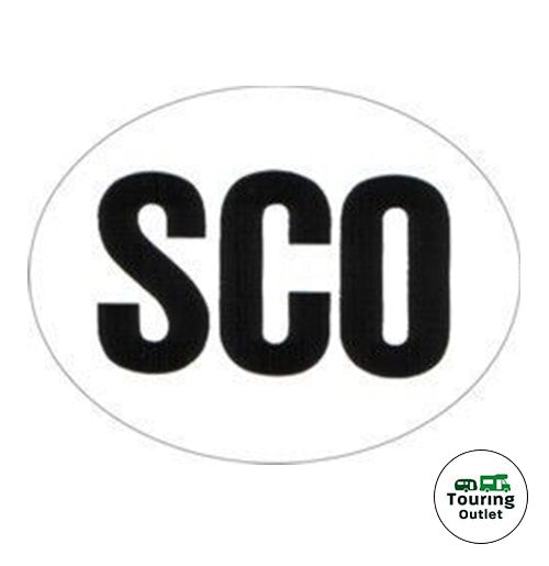 SCO Oval Sticker - 140x100mm (Scotland Sticker)