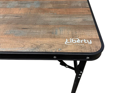 Liberty Shergar Medium Camping Table with Wood Effect Top