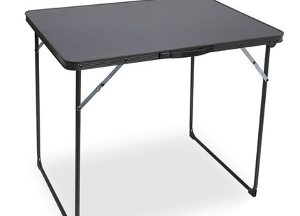 Burford lightweight folding camping table 80x60cm black Pro effect