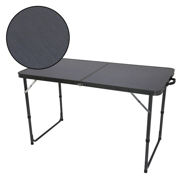 Portable 120x60cm folding table compact storage design