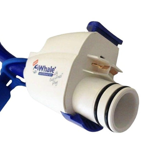 Watermaster pump showing Truma Ultraflow Easi-Press plug connector