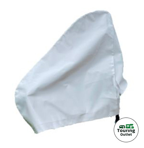 White Hitch Cover - Faux Leather