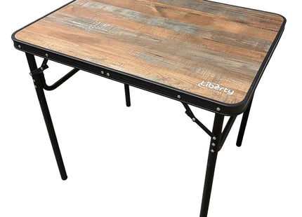 Liberty Shergar Medium Camping Table with Wood Effect Top